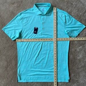 Johnnie-O Featherweight Polo - heather teal
